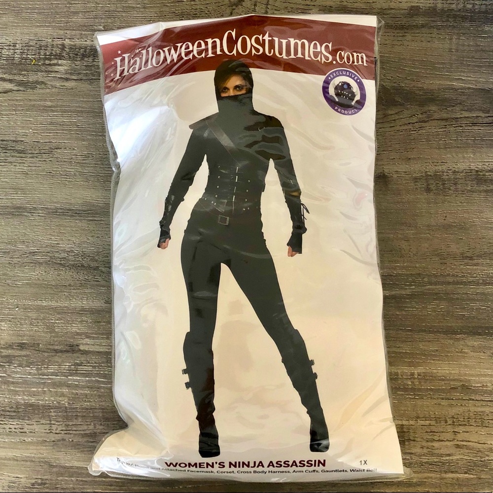 Women’s Plus Size Ninja Assassin Costume